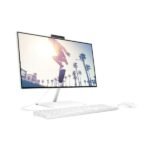 ⁦HP All in One 24 CB1023NH- INTEL CORE I5-1235U-8GB RAM-512GB SSD-23.8 inch FHD TOUCH SCREEN-DOS- 1YR- WHITE- (6V337EA#BH5)⁩ - الصورة ⁦2⁩