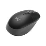 ⁦Mouse wireless Logitech® M190 Full-size -2.4GHZ-full-size – Ambidextrous Curve Design, 18-Month Battery with Power Saving Mode,Scrolling, Wide Scroll Wheel, Scooped Buttons – Black-Y 2 YEAR⁩ - الصورة ⁦2⁩