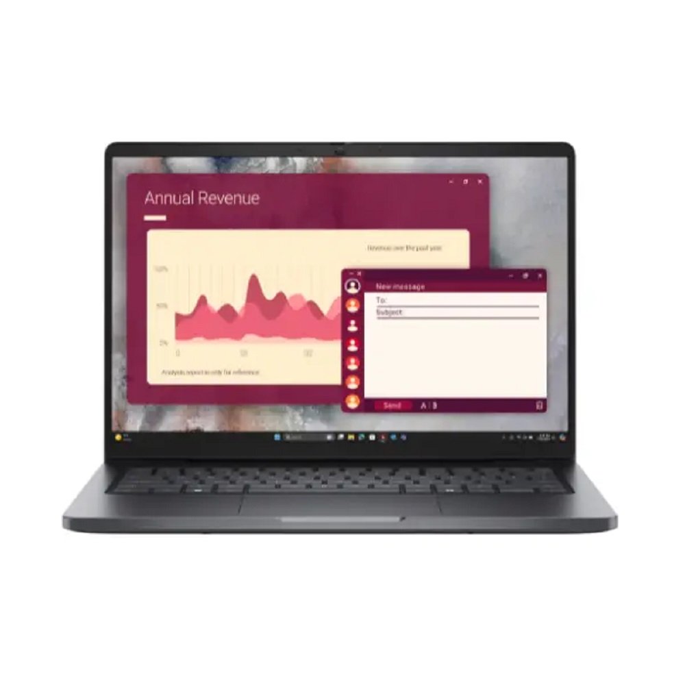 Dell_Pro_14_PC14250 Dell Pro 14 PC14250 Intel Core 5 120U 512GB SSD 8GB Ram Integrated Intel Graphics 14'' Inch FHD -3Y- Magnetite color - الصورة 1