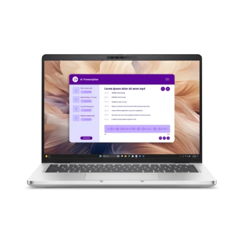 Dell_Pro_14_Plus_PB14250 Dell Pro 14 Plus PB14250 Intel Core Ultra 5 235U 512GB SSD 16GB Ram Intel graphics 16" Inch FHD 1Y - Silver - الصورة 1