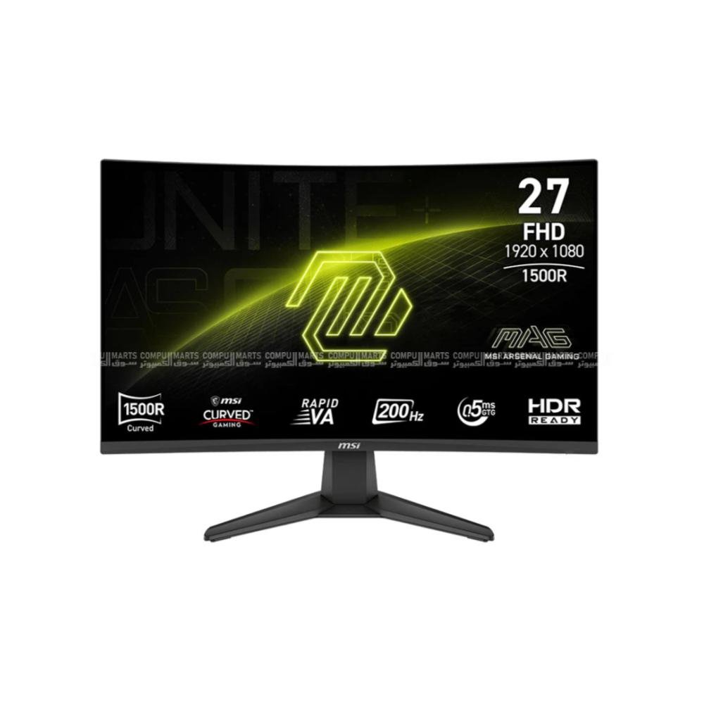 عرض تقديمي بلا عنوان_ - 2026-07-22T212044.293 MSI MAG 276CF E20 27" Inch Rapid VA FHD 200Hz 0.5ms Curved Gaming Monitor - الصورة 1
